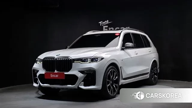 BMW X7 (G07) 2021 Белый из Кореи