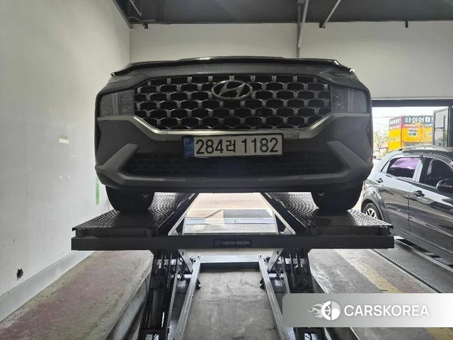 Hyundai The New Santa Fe 2021 Серебристо-серый из Кореи