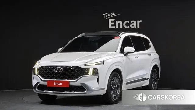 Hyundai The New Santa Fe 2021 Белый из Кореи