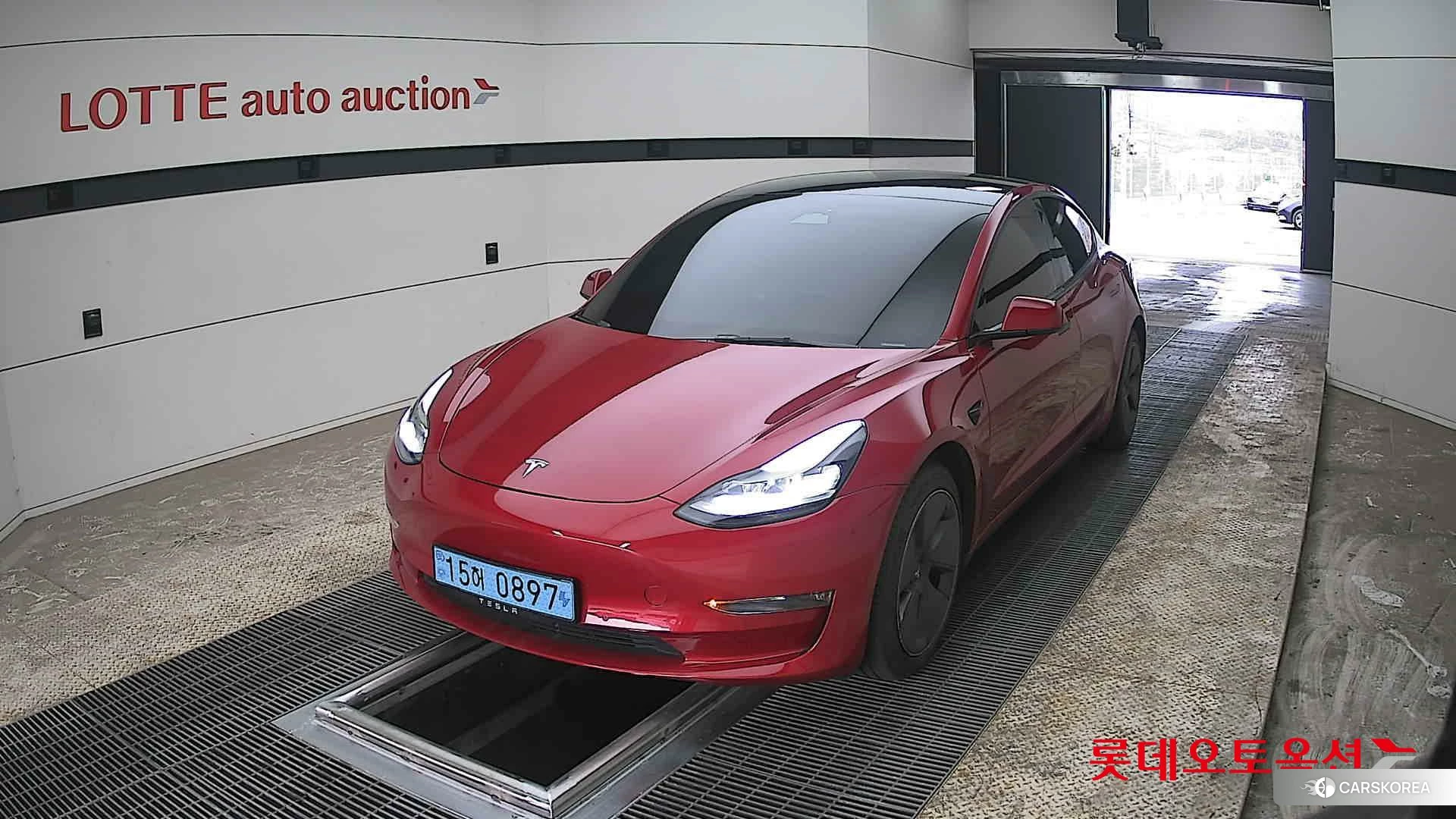 Tesla Model 3 Long Range 2022 Red Multi-coat из Кореи