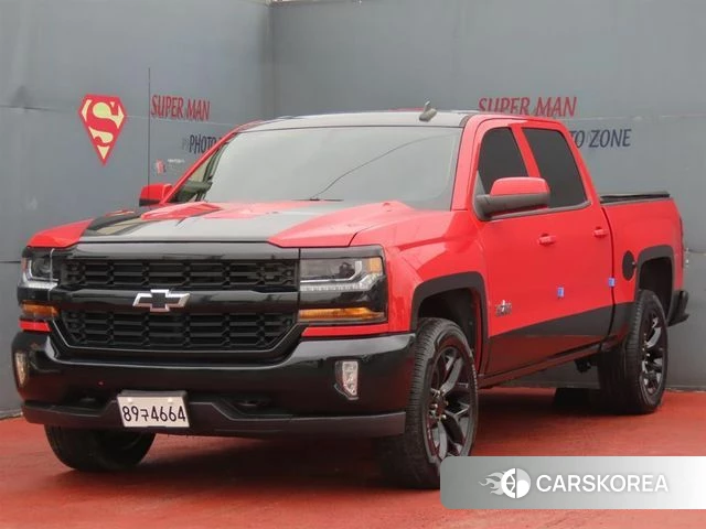 Chevrolet Silverado 2018 Красный из Кореи