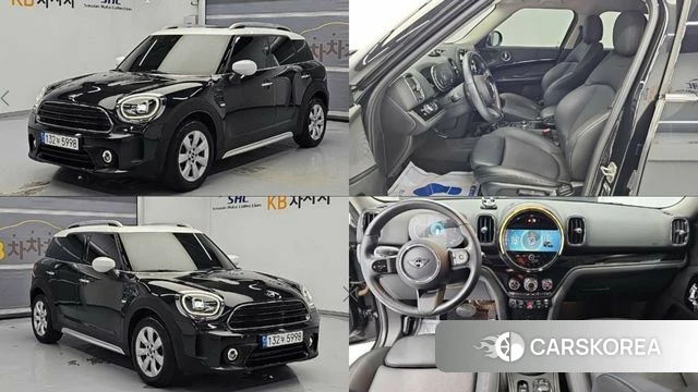 Mini Cooper Countryman 2022 Черный из Кореи