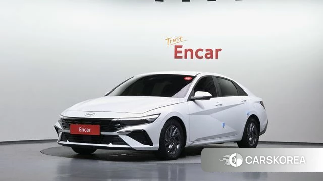 Hyundai The New Avante (CN7) 2024 Белый из Кореи