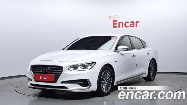 Hyundai Grandeur IG Hybrid 2018 Белый из Кореи