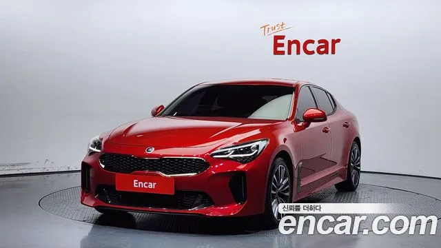 Kia Stinger 2018 Красный из Кореи