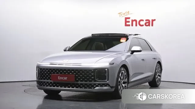 Hyundai Grandeur Hybrid (GN7) 2023 Серебристо-серый из Кореи