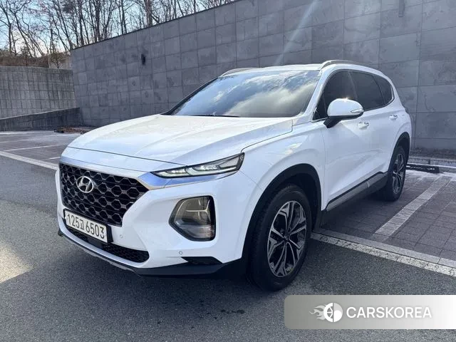 Hyundai Santa Fe TM 2019 Белый из Кореи