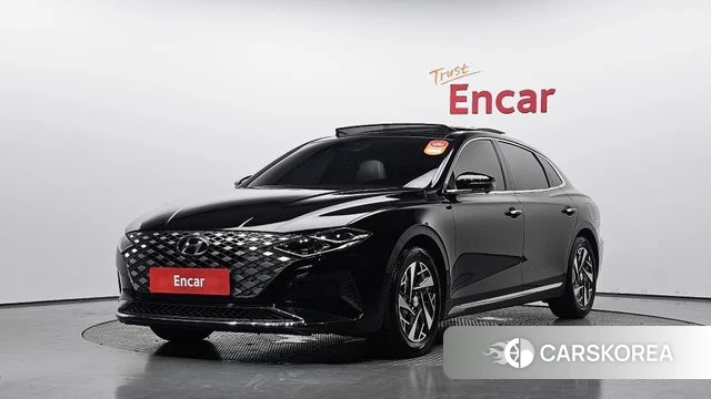 Hyundai The New Grandeur IG Hybrid 2021 Черный из Кореи
