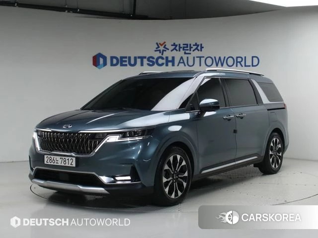Kia Carnival 4th generation 2021 Синий из Кореи
