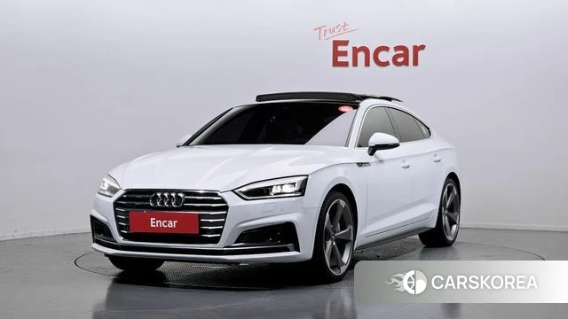 Audi A5 (F5) 2019 Белый из Кореи