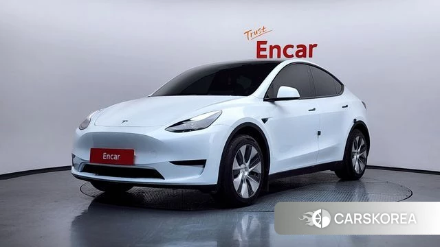 Tesla Model Y 2023 Белый из Кореи