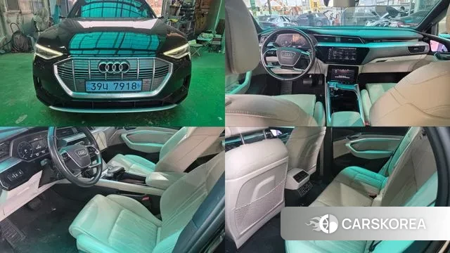 Audi e-Tron 2020 Черный из Кореи