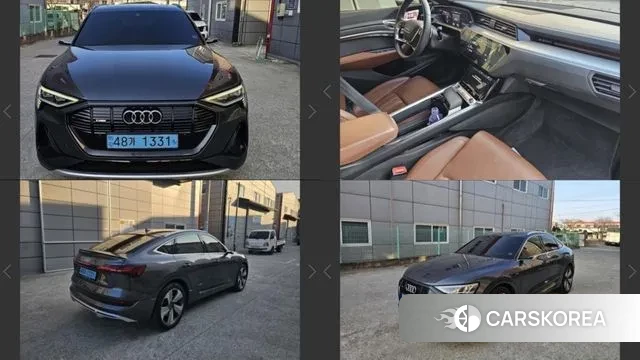 Audi e-Tron 2021 Серый из Кореи