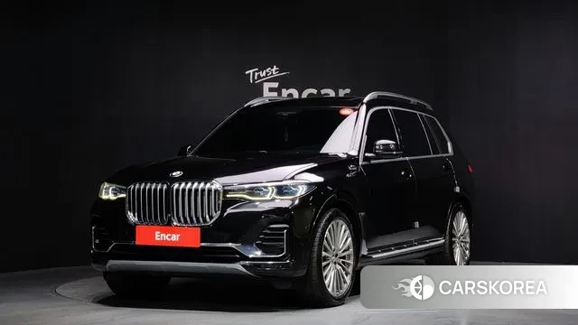 BMW X7 (G07) 2019 Черный из Кореи
