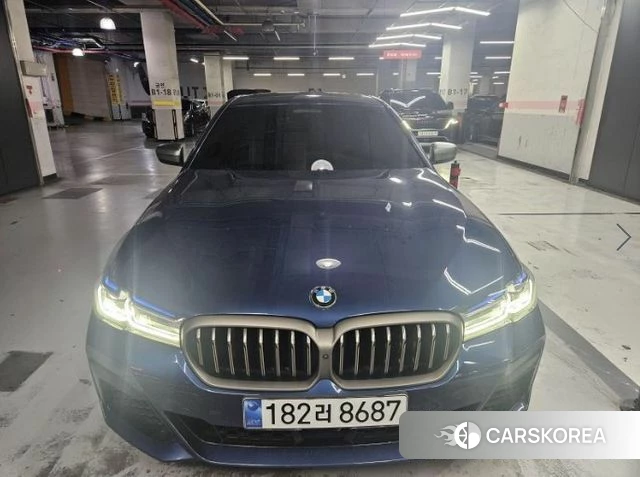 BMW 5 Series (G30) 2021 Синий из Кореи