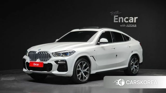 BMW X6 (G06) 2021 Белый из Кореи