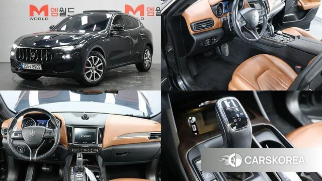 Maserati Levante 2019 Черный из Кореи