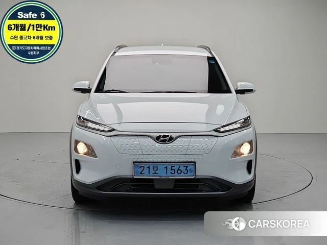 Hyundai Kona Electric 2018 Белый из Кореи