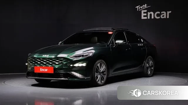 Kia K8 Hybrid 2021 Зеленый из Кореи