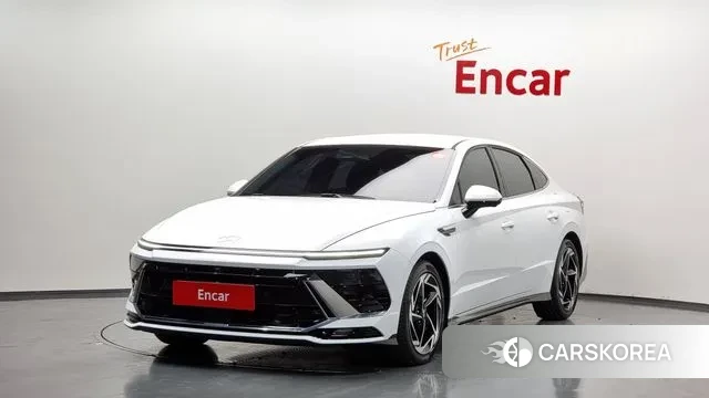 Hyundai Sonata D Edge Hybrid (DN8) 2023 Белый из Кореи