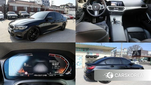 BMW 3 Series (G20) 2021 Черный из Кореи