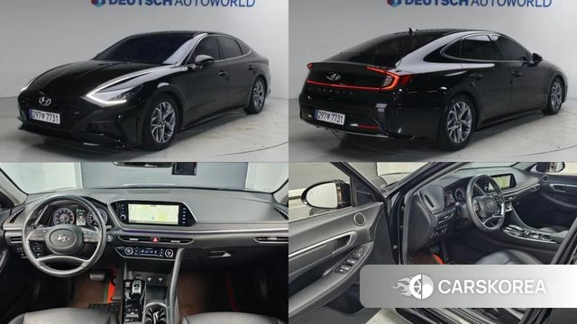 Hyundai Sonata (DN8) 2022 Черный из Кореи