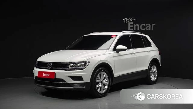 Volkswagen Tiguan second Generation 2020 Белый из Кореи