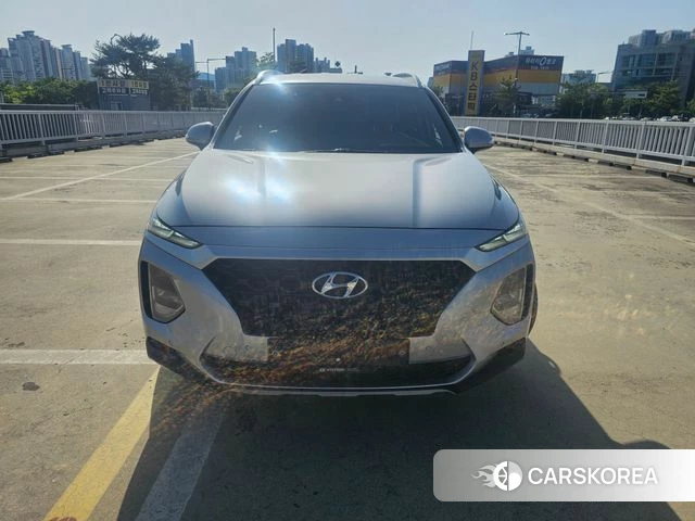 Hyundai Santa Fe TM 2018 Серебристо-серый из Кореи