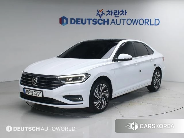 Volkswagen 7th Generation of Jetta 2021 Белый из Кореи