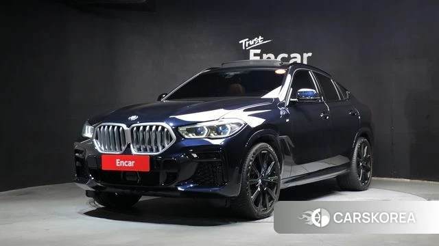 BMW X6 (G06) 2021 Черный из Кореи