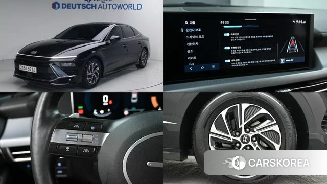 Hyundai Sonata D Edge Hybrid (DN8) 2023 Черный из Кореи