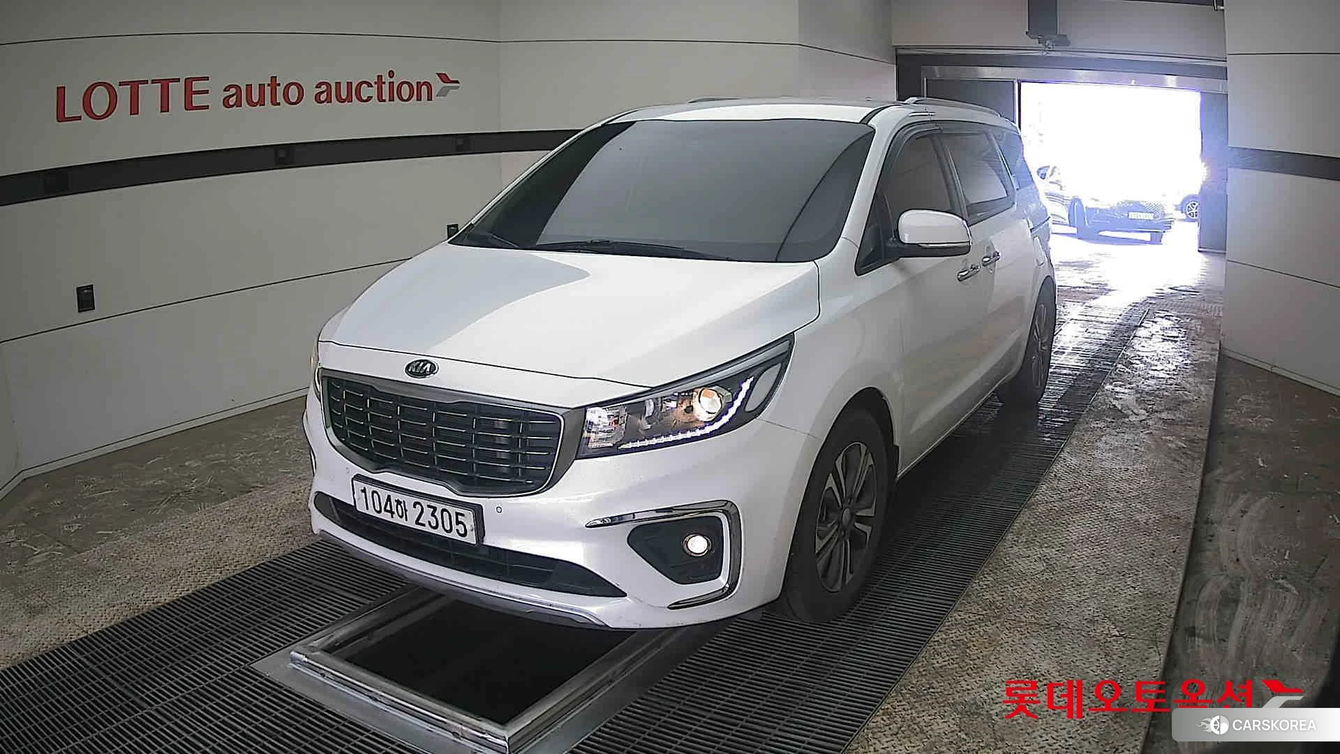 Kia Carnival 2020 Snow White Pearl (optional) из Кореи