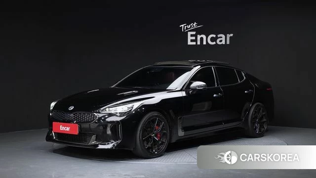 Kia Stinger 2018 Черный из Кореи