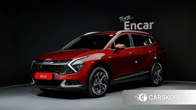 Kia Sportage 5th Generation Hybrid 2023 Красный из Кореи
