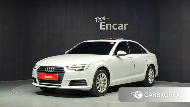 Audi A4 (B9) 2019 Белый из Кореи