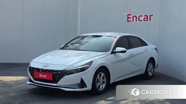 Hyundai Avante (CN7) 2020 Белый из Кореи