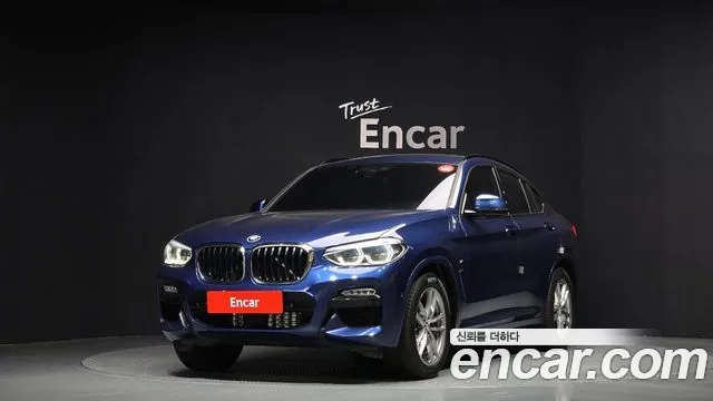 BMW X4 (G02) 2018 Синий из Кореи