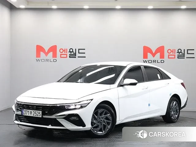 Hyundai The New Avante (CN7) 2025 Белый из Кореи
