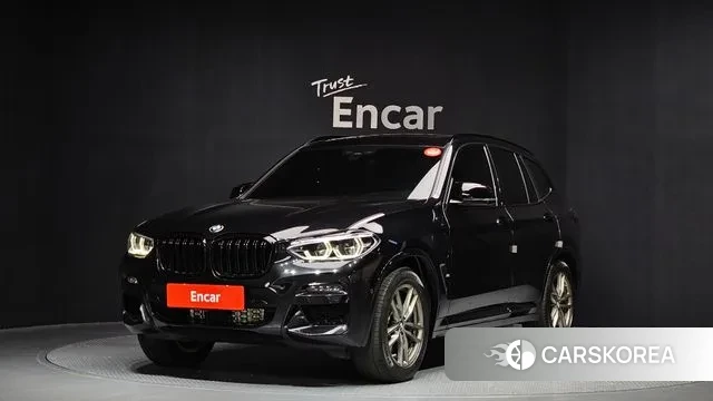 BMW X3 (G01) 2021 Черный из Кореи