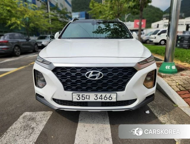 Hyundai Santa Fe TM 2018 Белый из Кореи