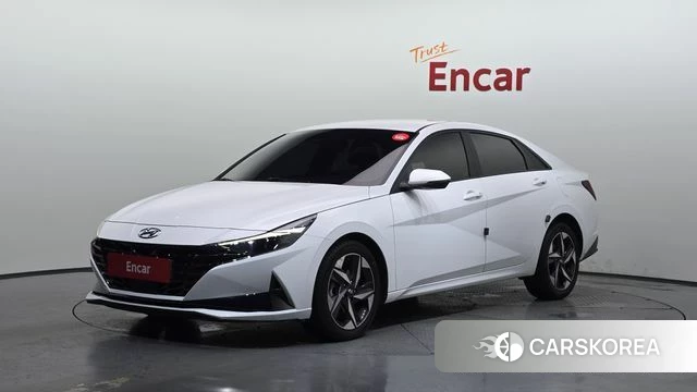Hyundai Avante (CN7) 2020 Белый из Кореи