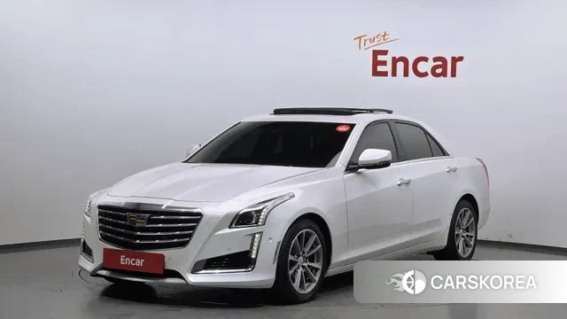 Cadillac CTS 3rd generation 2018 Белый из Кореи