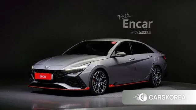 Hyundai Avante (CN7) 2022 Серебряный из Кореи