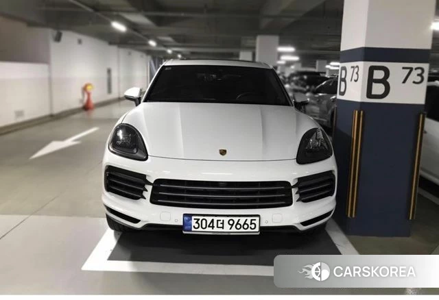 Porsche Cayenne (PO536) 2020 Белый из Кореи