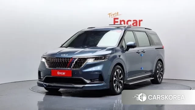 Kia Carnival 4th generation 2022 Небесно-голубой из Кореи