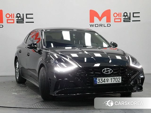 Hyundai Sonata (DN8) 2021 Черный из Кореи