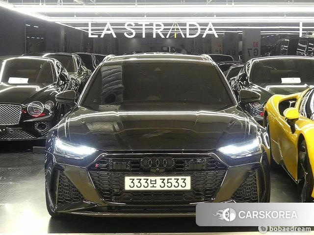 Audi RS6 (C8) 2024 Черный из Кореи