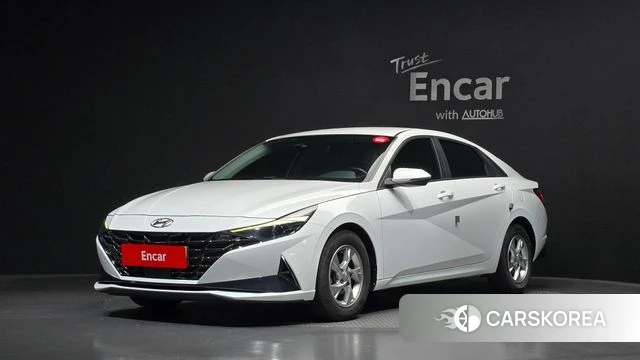 Hyundai Avante (CN7) 2021 Белый из Кореи