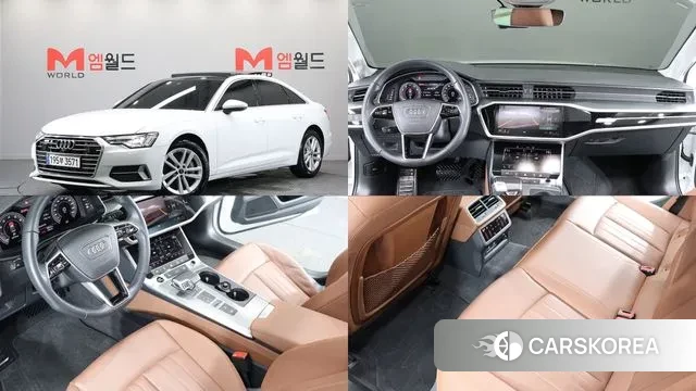 Audi A6 (C8) 2023 Белый из Кореи
