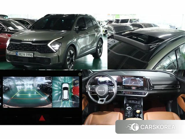 Kia Sportage 5th Generation 2021 Светло-зеленый из Кореи